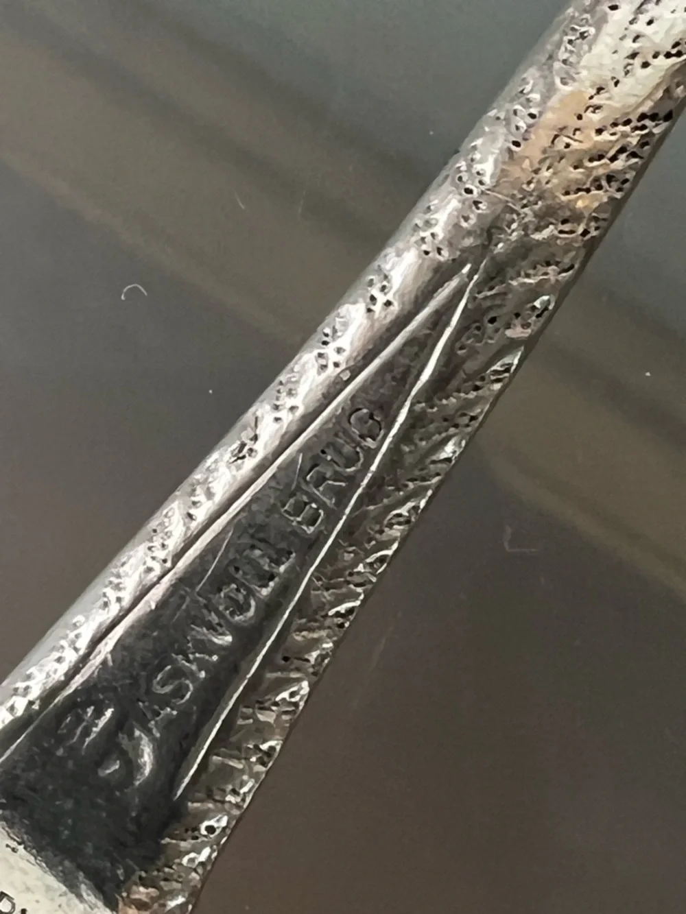 🥄Askvoll Brug Norway Pewter Spoon 7.125”